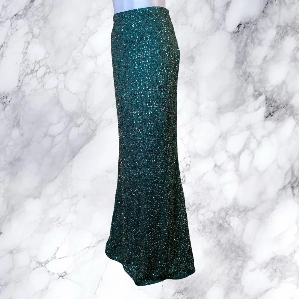 Michael Costello x REVOLVE Ambriela Skirt in Emerald